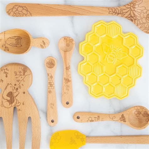 Beechwood cooking utensils crafted by talisman designs